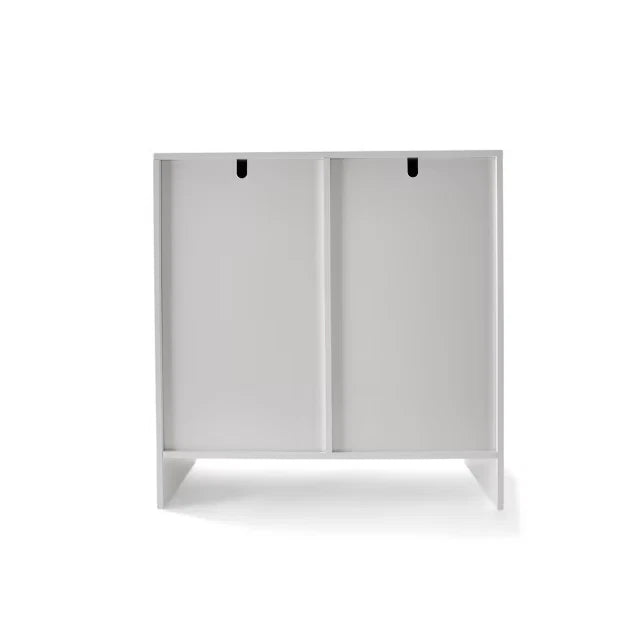 Tilt-Out White Laundry Hamper Cabinet Storage Shelf Washing Clothes Free Postage