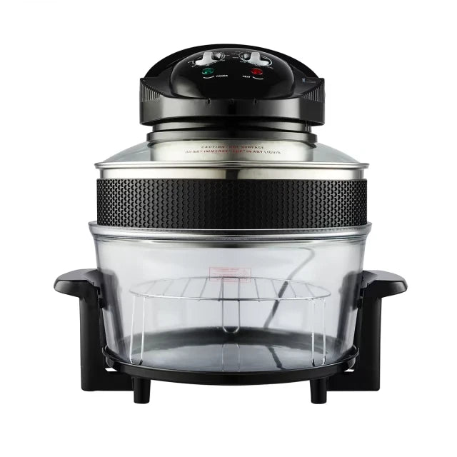 TURBO CONVECTION OVEN 12L ELECTRIC COOKER ROAST BAKE GRILL 1300W COMPACT OVEN