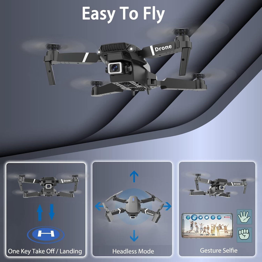 4K GPS Drone with HD Camera Foldable Live Video Drone RC Quadcopter Aircrafts