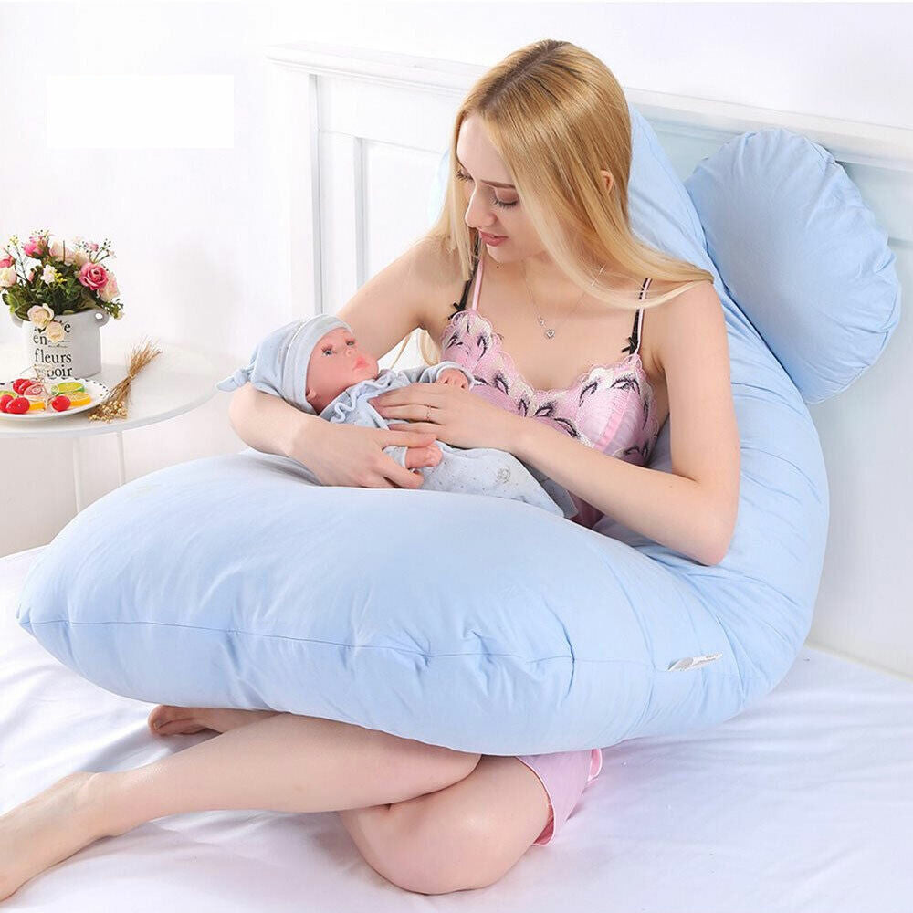 J/U-Shape Maternity Pregnancy Versatile Maternity Pillow Pillow Nursing Sleeping for Body Feeding Support