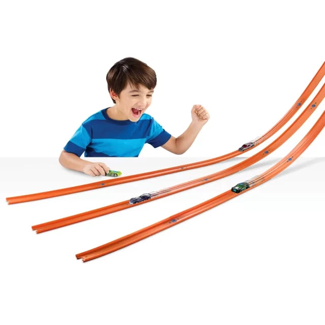 Kids Children Hot Wheels Car Mega Track Builder Car Pack Extension 86+ Track Pcs