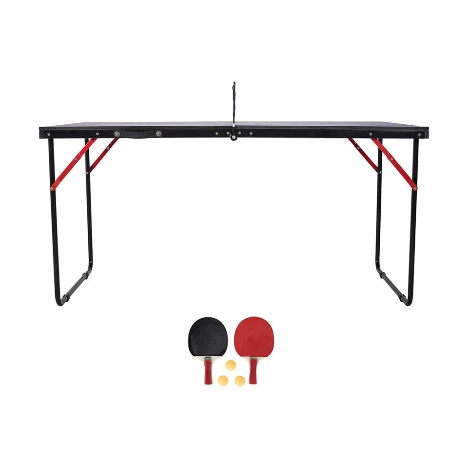 Portable Indoor Table Tennis Table Ping Pong Pingpong Balls Racket Paddle Pack