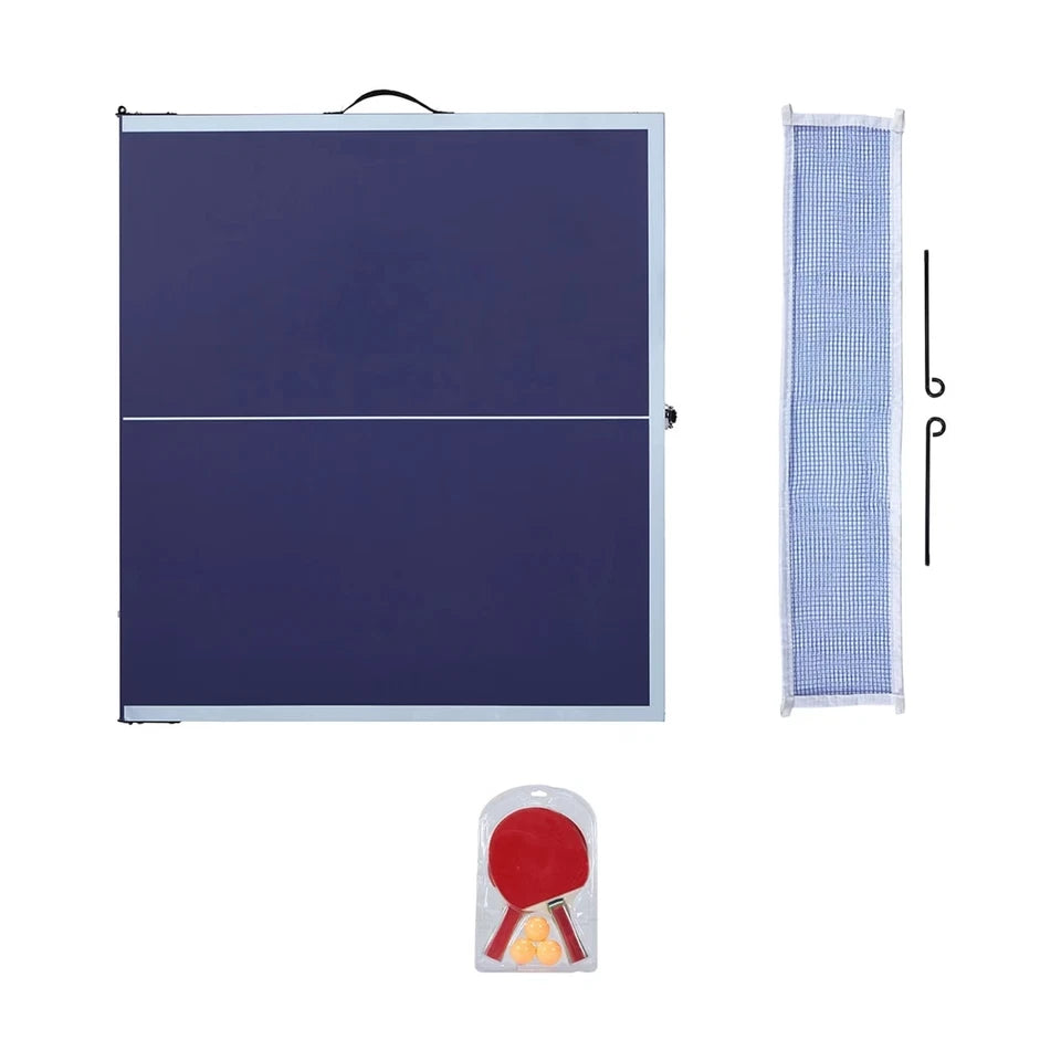 Portable Indoor Table Tennis Table Ping Pong Pingpong Balls Racket Paddle Pack