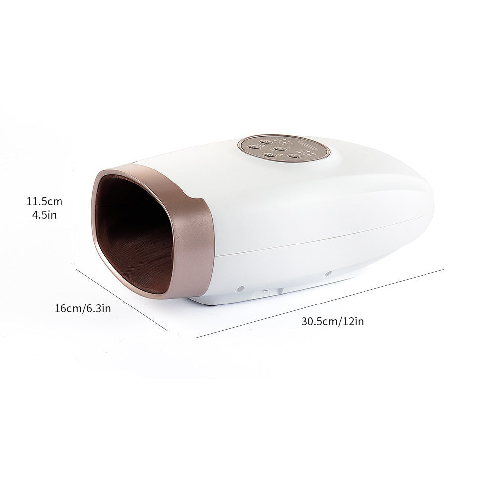 Ultimate Relief Hand Heated Massager With Air Compression For Finger, Wrist, And Palm Relaxation - Your Personal Spa Experience For Pain Relief And Stress Reduction