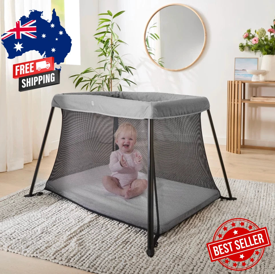 Travel Portacot Home Travelling Baby Toddler Sleeping Bed Portable Cot Crib