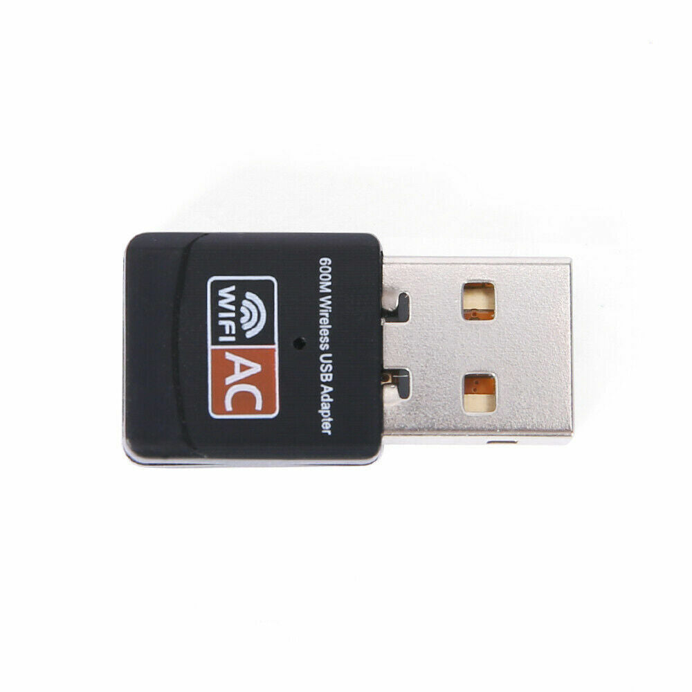 Dual Band 600Mbps USB Wifi Wireless Dongle AC600 Lan Network Receiver USB Adapter 2.4 + 5Ghz