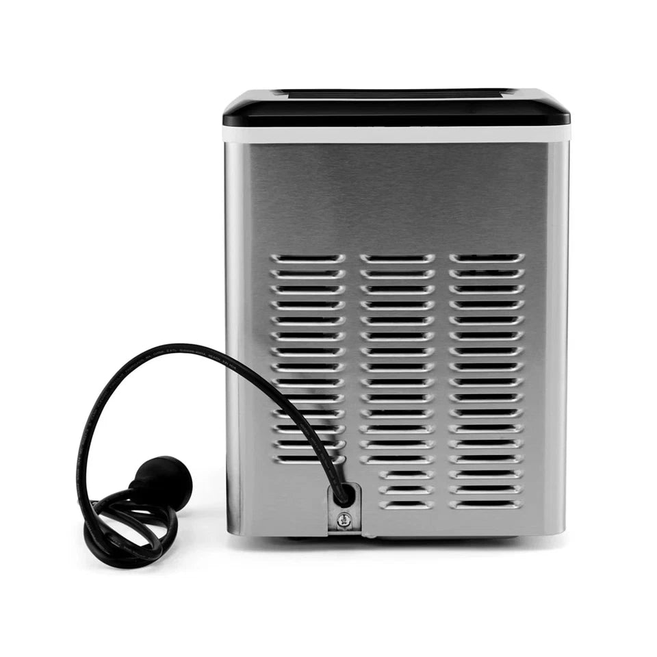 Ice Maker Portable Ice Cube Tray Counter Party 1.5L Stainless Steel Home Bar