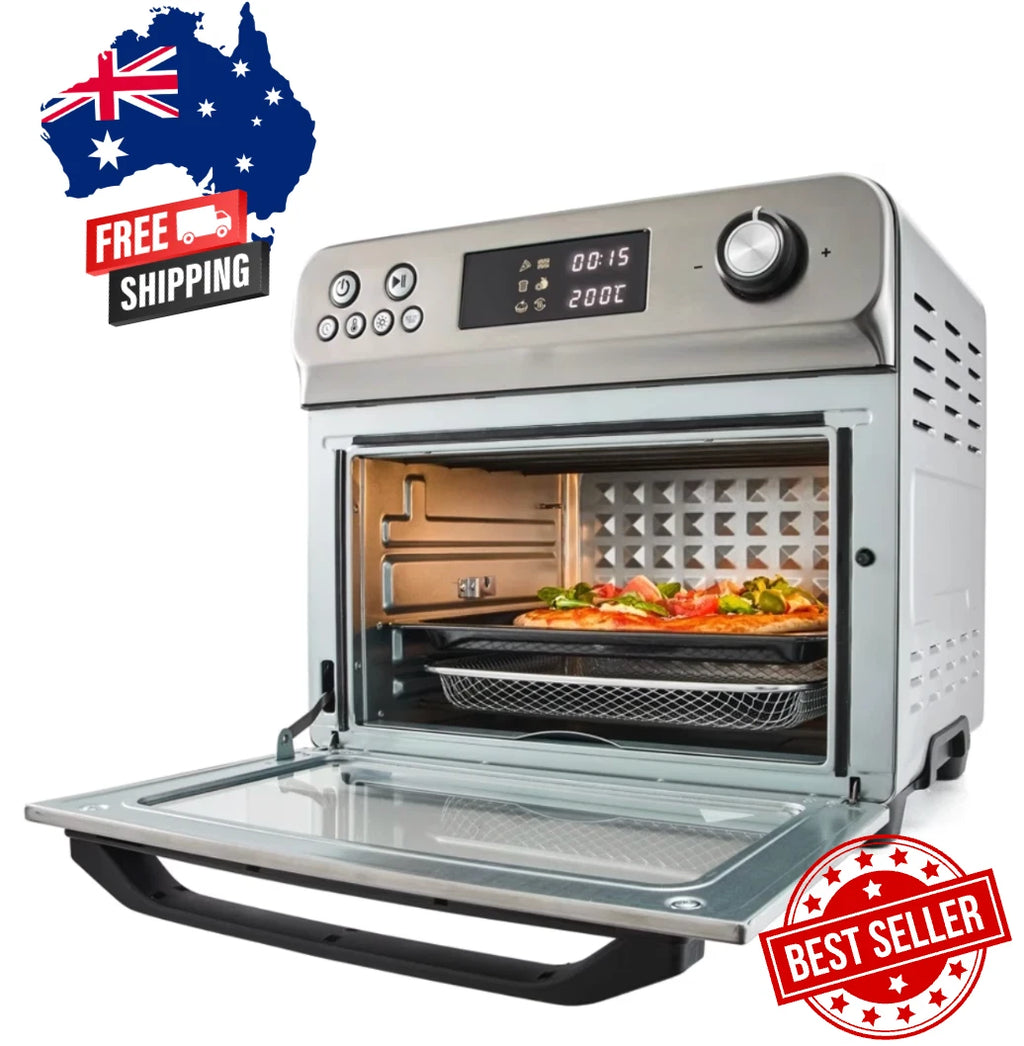24L Air Fryer Oven Dehydrator 1800W Electric Convection Airfryer Healthy Cooker