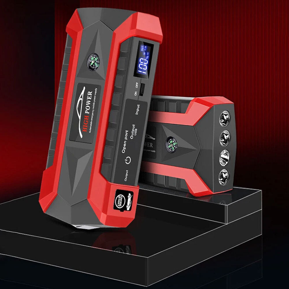 99900Mah 12V Car Jump Starter Pack Booster Charger Battery Power Bank Portable