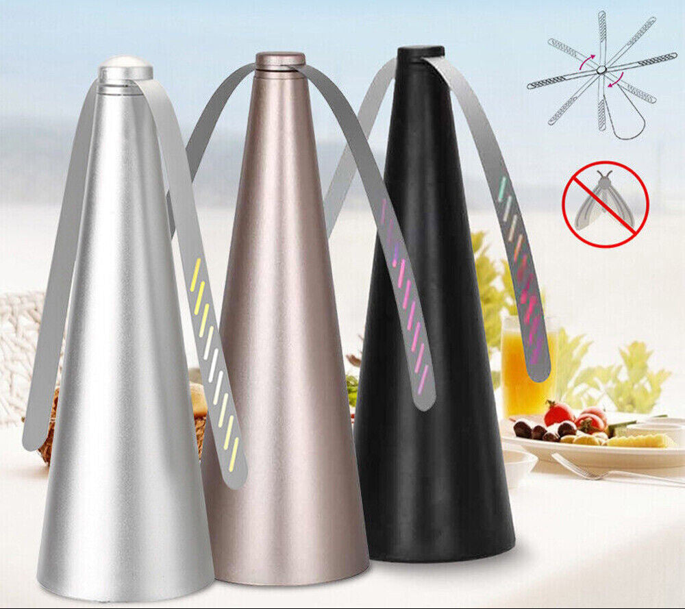 Automatic Fly Trap Fly Repellent Fan Keep Flies Bugs Food from Away Fruits AU