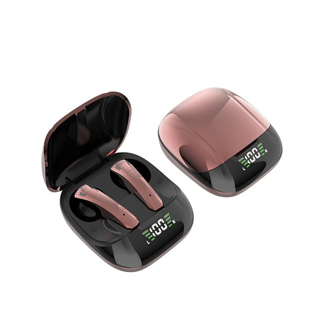 SonicStride-E68 Gaming Bluetooth Wireless Earbuds Earphones With Charging Case 9D & Surround Sound Stereo