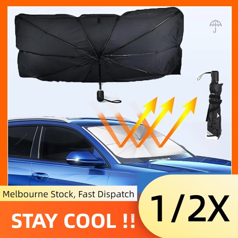 Car Windshield Sunshade Front Window Cover Visor Sun Shade Umbrella Foldable L
