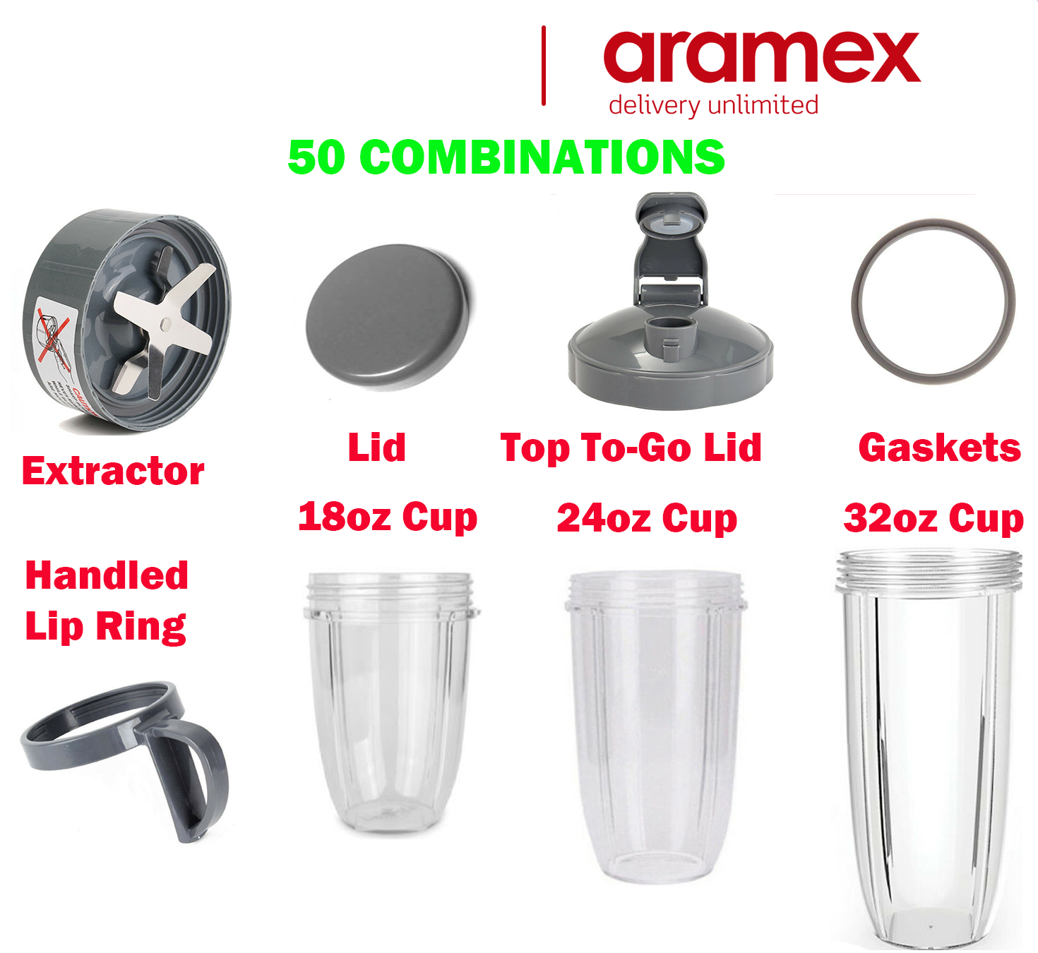 Cups Replacement Parts Gasket Lid Extractor Blade 600W & 900W Model