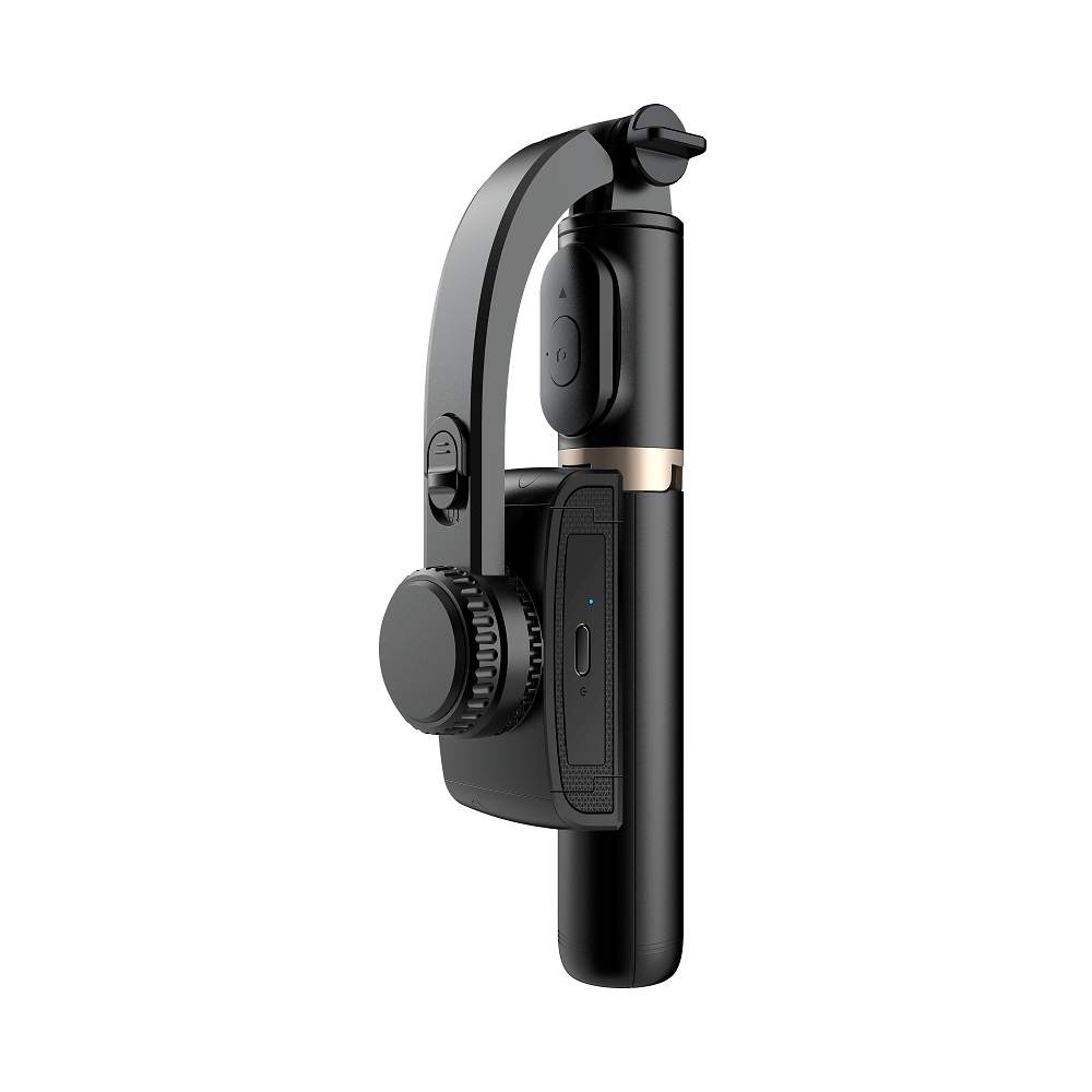 Foldable Wireless Gimbal Stabilizer With Selfie Stick, Bluetooth Remote Control Tripod