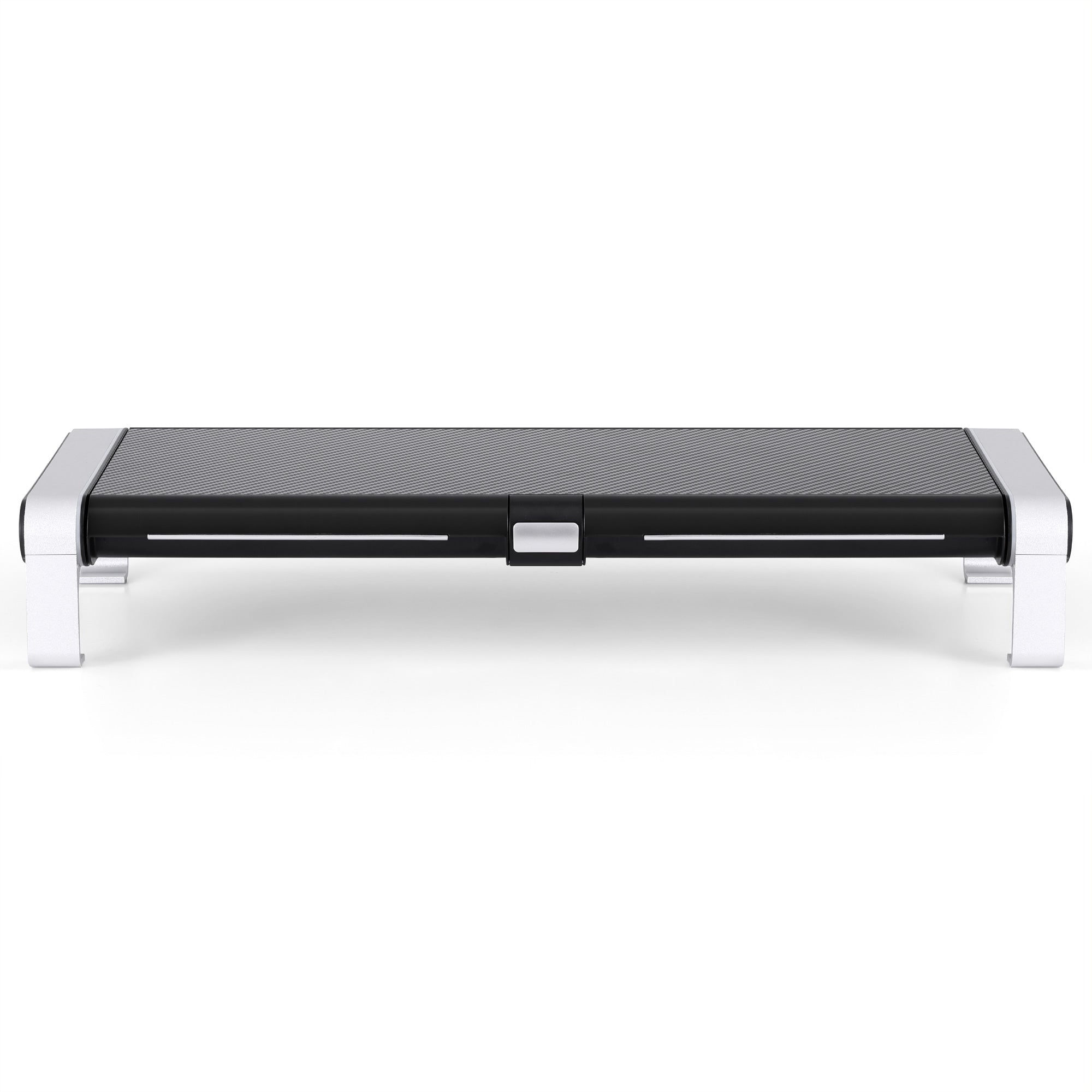 Artiss RGB Monitor Stand with USB Hub Desk Organiser Charging Stand Computer Stand Black