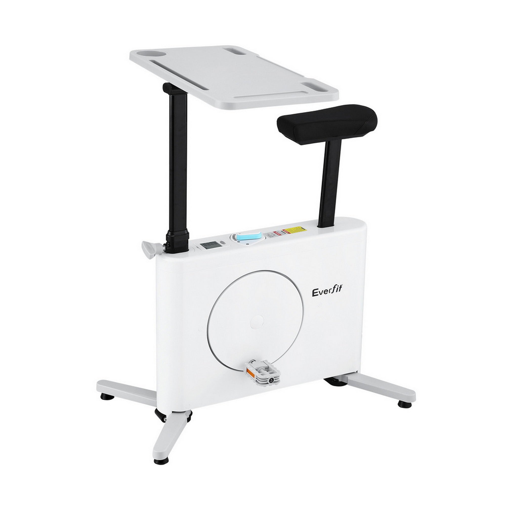 Everfit Exercise Bike Magnetic Desk Bike with Tabletop Fitness Home Workout Gym
