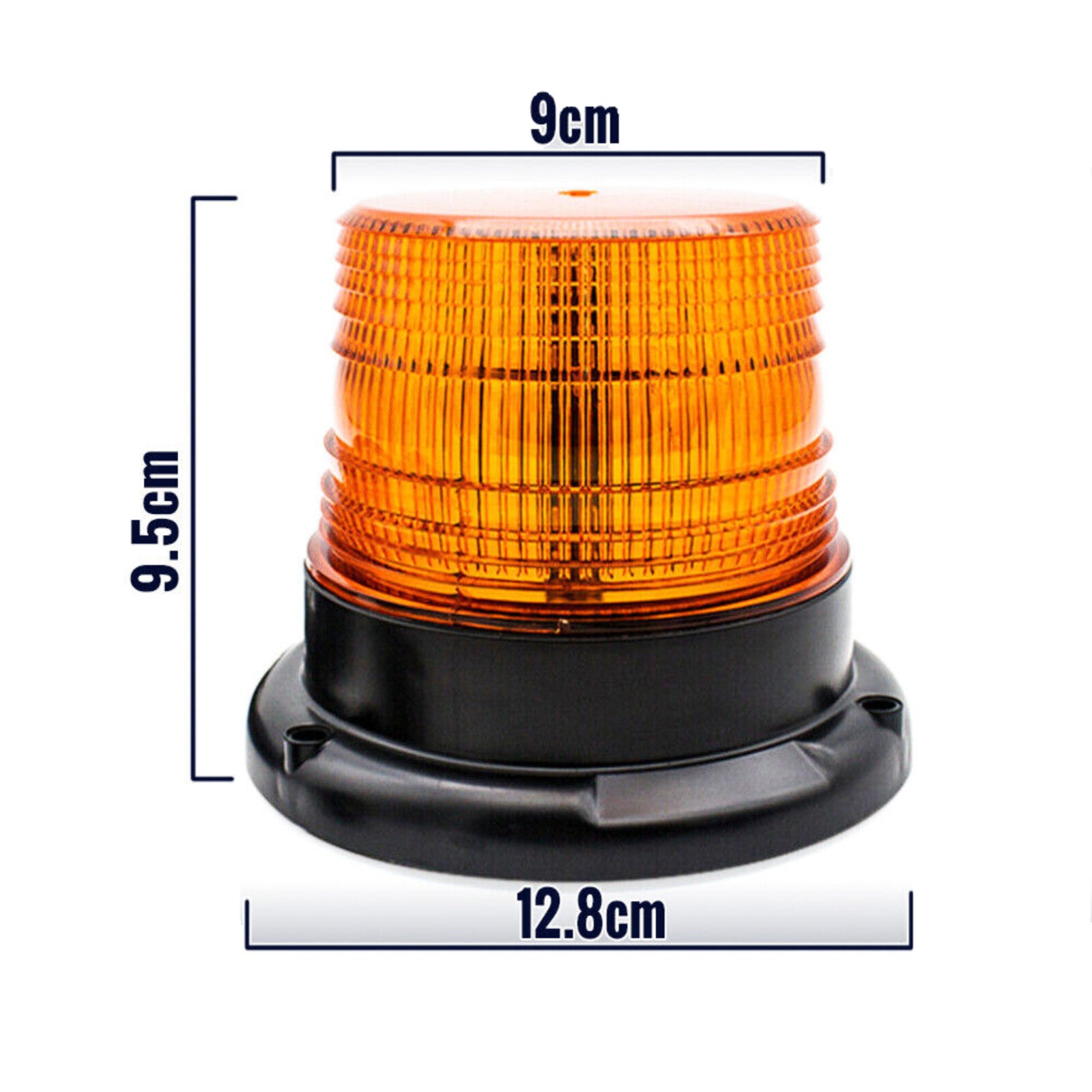 Emergency Car Beacon Strobe Amber Light Flashing Warning Rotating Lamp 12V-80V