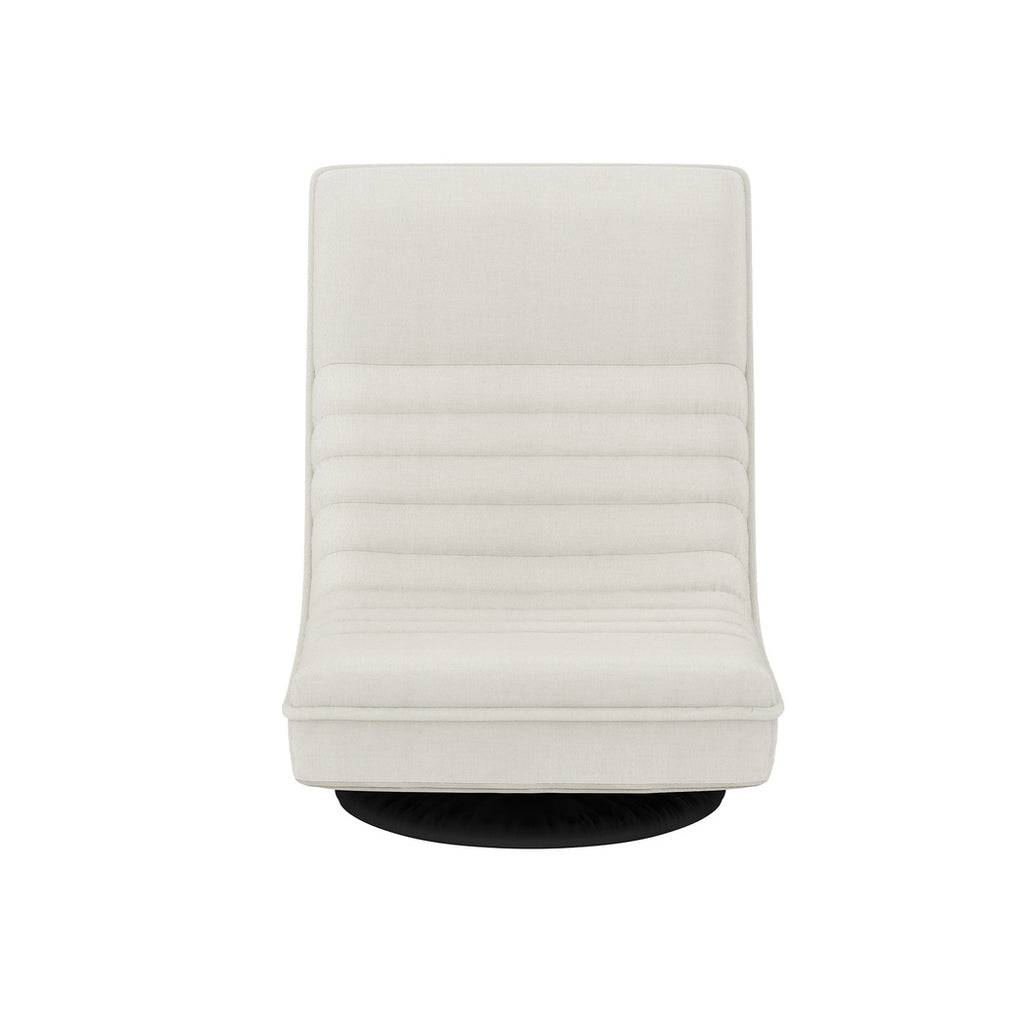 Artiss 4XFloor Chair Lounge Sofa Swivel Foldable Linen White