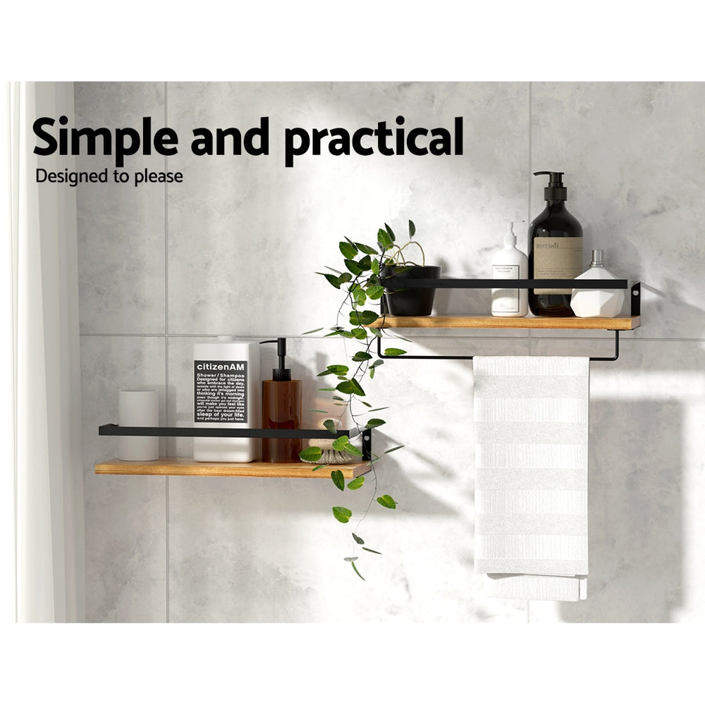 Pack of 2 Artiss Floating Wall Shelf