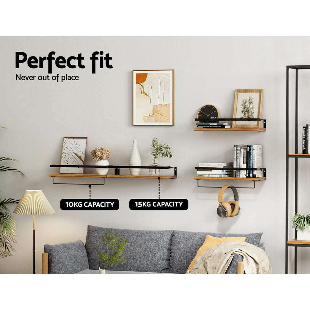 Pack of 2 Artiss Floating Wall Shelf