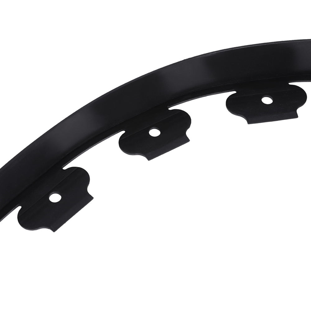 Green Fingers Garden Edging 5CM x 10M Border Support Landscape Edge Black X2