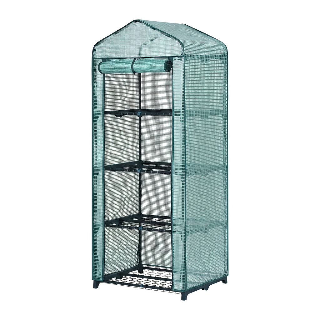 Green Fingers Greenhouse 4 Tiers Mini Green House Garden Bed 1.6x0.7x0.5M