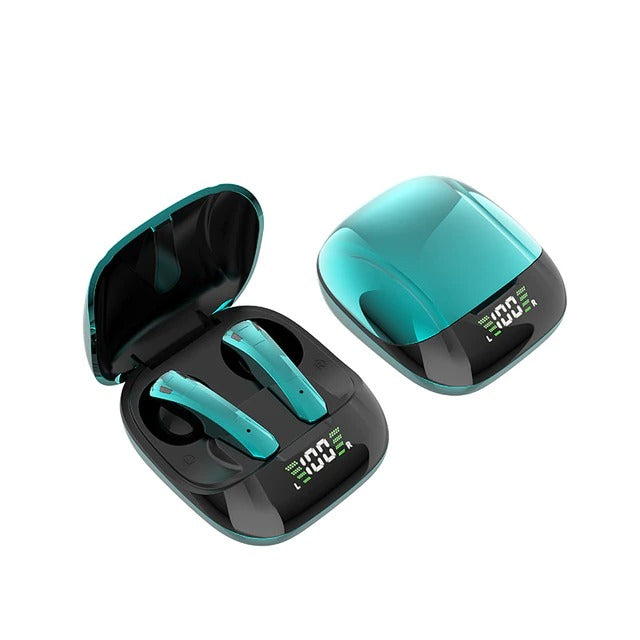 SonicStride-E68 Gaming Bluetooth Wireless Earbuds Earphones With Charging Case 9D & Surround Sound Stereo
