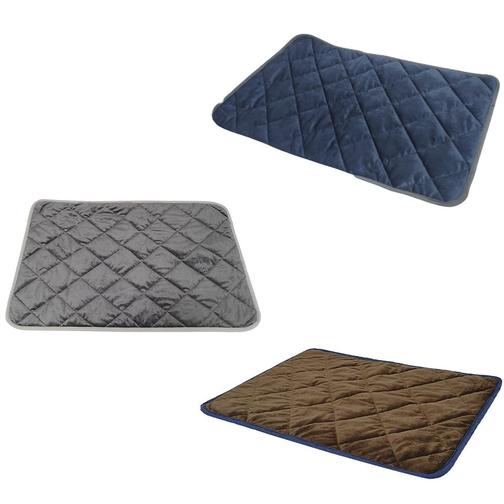 Pet Waterproof Thermal Soft Bed Floor Mat Blanket Self Warming Heating Hot Pad Pets Cat Dog Sofa Cushion House Non-Slip Rug For Indoor And Outdoor Use