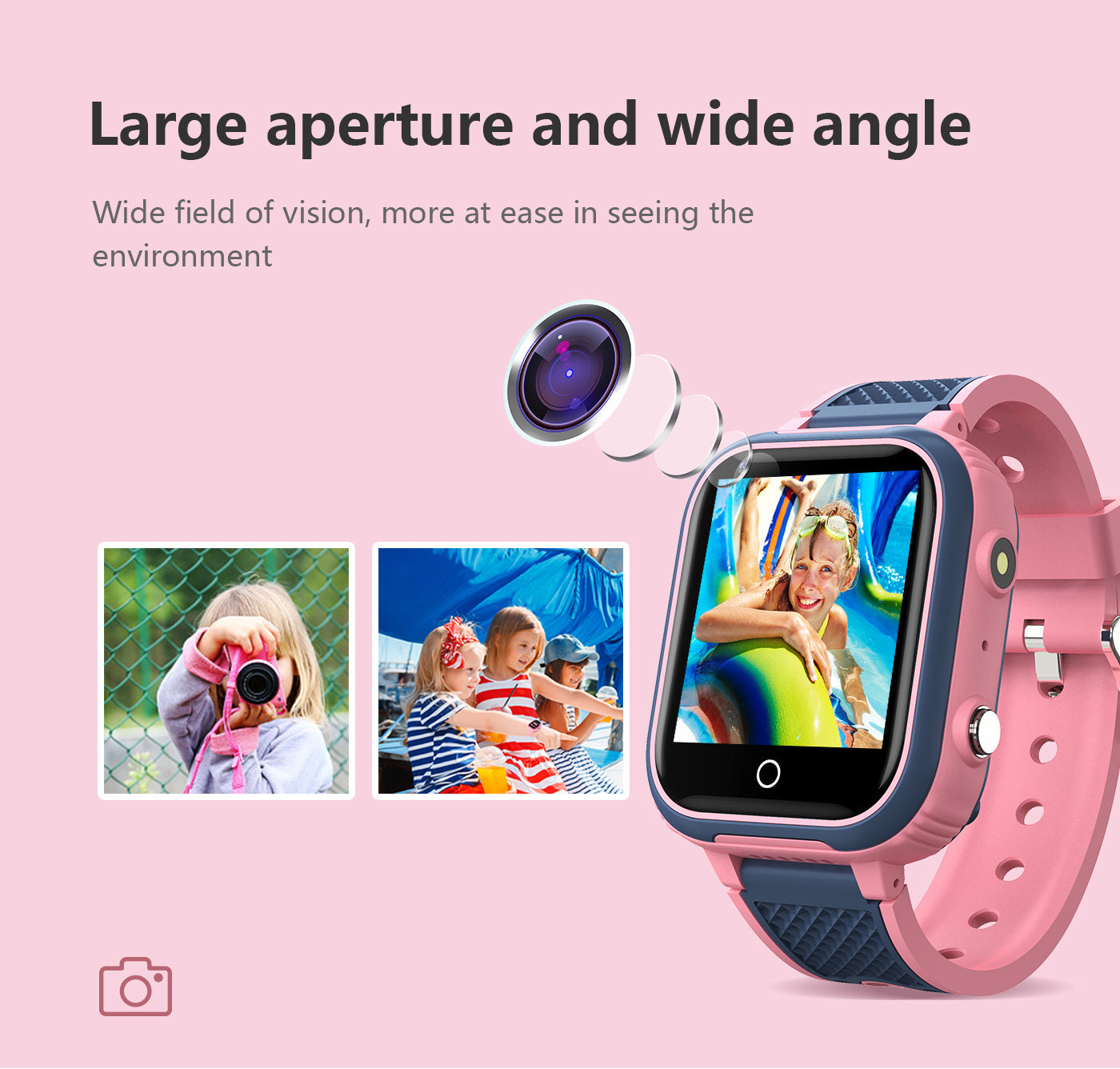 4G Kids Waterproof GPS SOS Tracking Kids Smart Watch Activity Tracker With Video Calling & Touch Screen