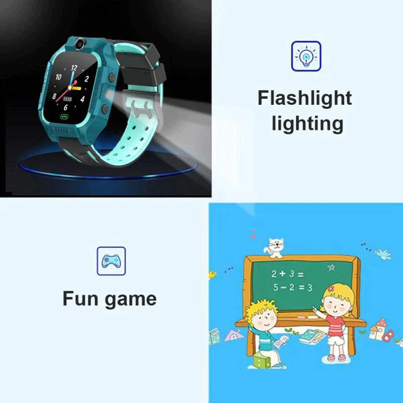 Children Baby Smart Watch With Camera & Flashlight SOS for Emergency