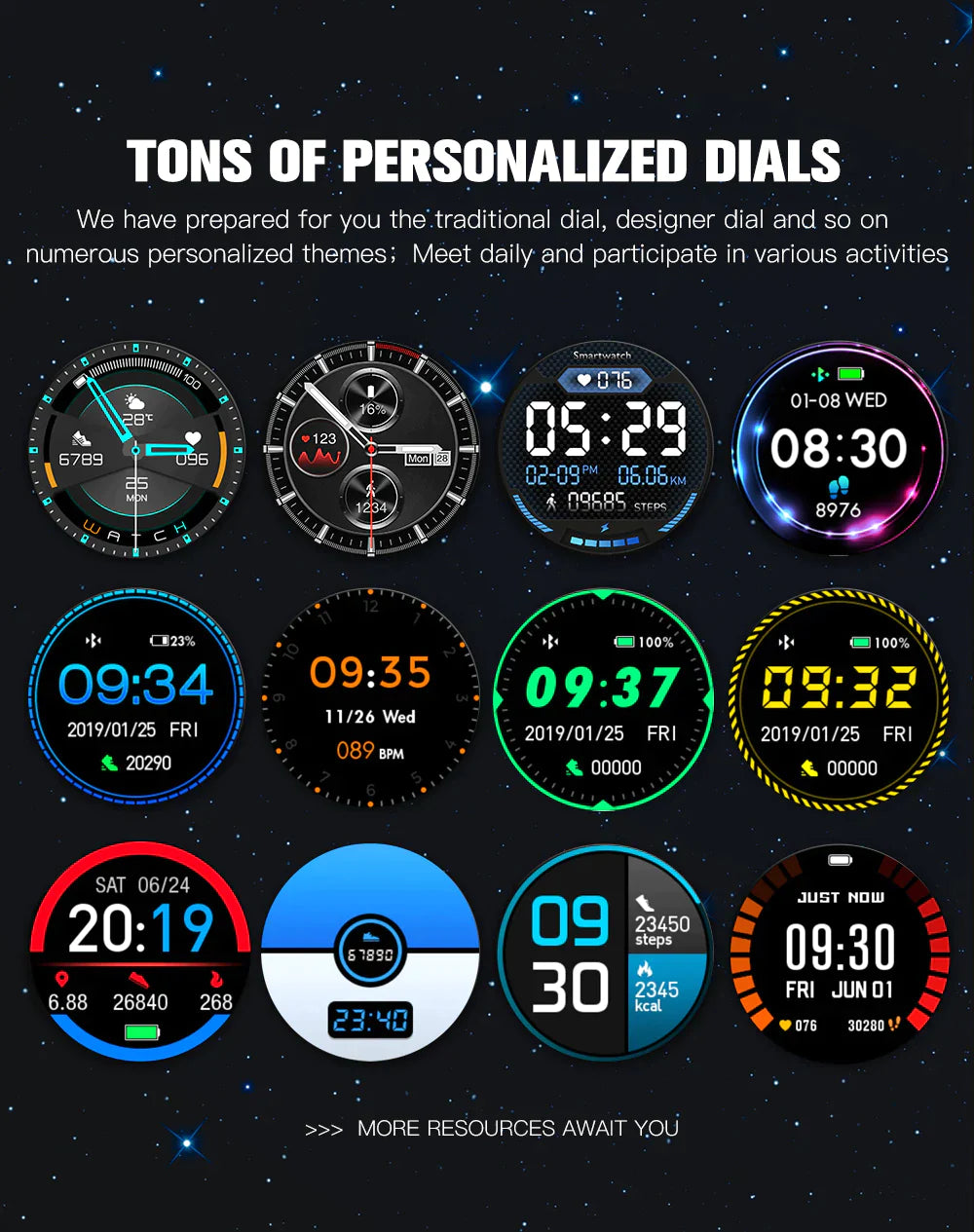 Bluetooth Smart Watch GPS Fitness Activity Tracker Pedometer For Men & Women With Heart Rate Blood Pressure & Sleep Monitor  For All Smart Phones Cheap Smartwatch For Apple iPhone Samsung Android iOS