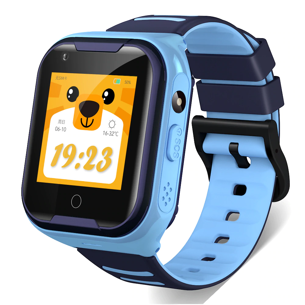 4G Kids Waterproof GPS SOS Tracking Kids Smart Watch Activity Tracker With Video Calling & Touch Screen