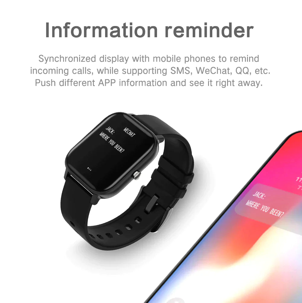Waterproof Bluetooth Smart Watch Fitness Activity Tracker Pedometer For Men & Women With Blood Pressure & Heart Rate Monitor For All Smart Phones Cheap Smartwatch For Apple iPhone Samsung Android iOS
