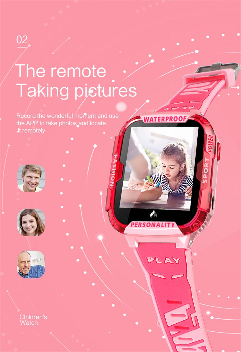 4G Kids Waterproof GPS SOS Tracking Kids Smart Watch Activity Tracker With Video Calling & Touch Screen