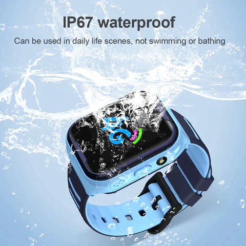4G Kids Waterproof GPS SOS Tracking Kids Smart Watch Activity Tracker With Video Calling & Touch Screen