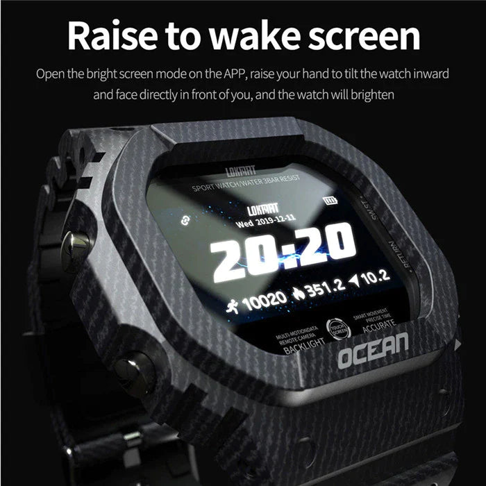 Bluetooth Smart Watch Fitness Activity Tracker Pedometer For Men & Women With Step Count Heart Rate Blood Pressure monitoring
