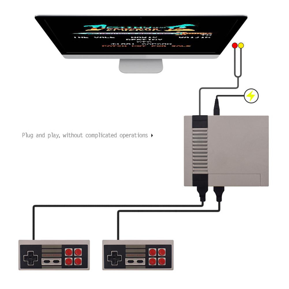 Classic Video Retro Game Console For Kids and Adult, Aussie Edition Game Console, Classic Mini Console Built-in with 620 Classic Retro Games With 2 Controllers Console for Christmas / Birthday / Thanksgiving / Valentine Gift