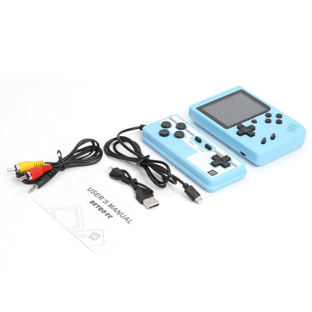 Mini Handheld Retro Game Console For Kids and Adult Classic Mini Console with 400 Classic Games Portable Arcade Game Console Is Pocket Friendly 3.0 Inch Color Screen Support for Connecting TV, Best for Christmas / Birthday / Thanksgiving / Valentine Gift