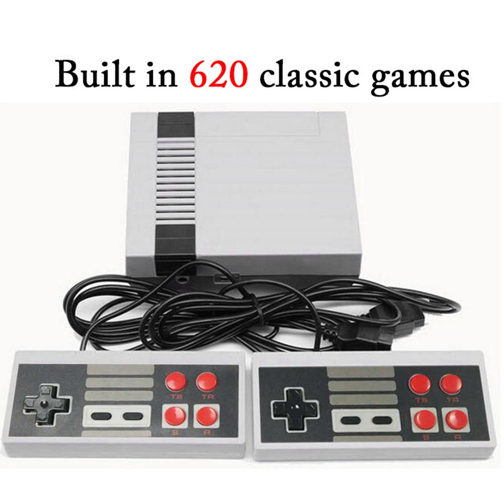 Classic Video Retro Game Console For Kids and Adult, Aussie Edition Game Console, Classic Mini Console Built-in with 620 Classic Retro Games With 2 Controllers Console for Christmas / Birthday / Thanksgiving / Valentine Gift