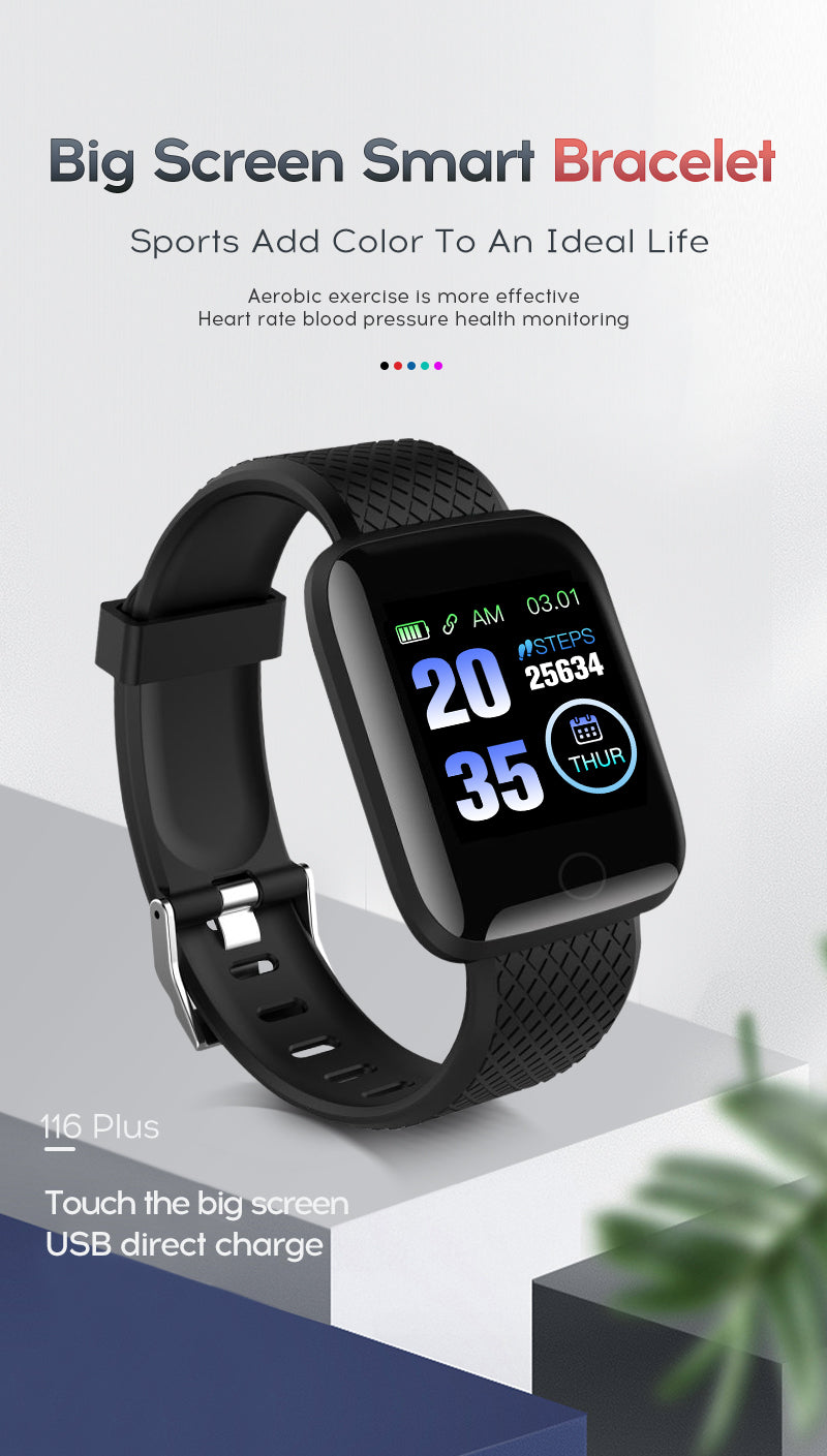 Fit Waterproof Bluetooth Smart Watch Fitness Activity Tracker Pedometer For Men & Women With Haert Rate Monitor For All Smart Phones Cheap Smartwatch For Apple iPhone Samsung Android iOS