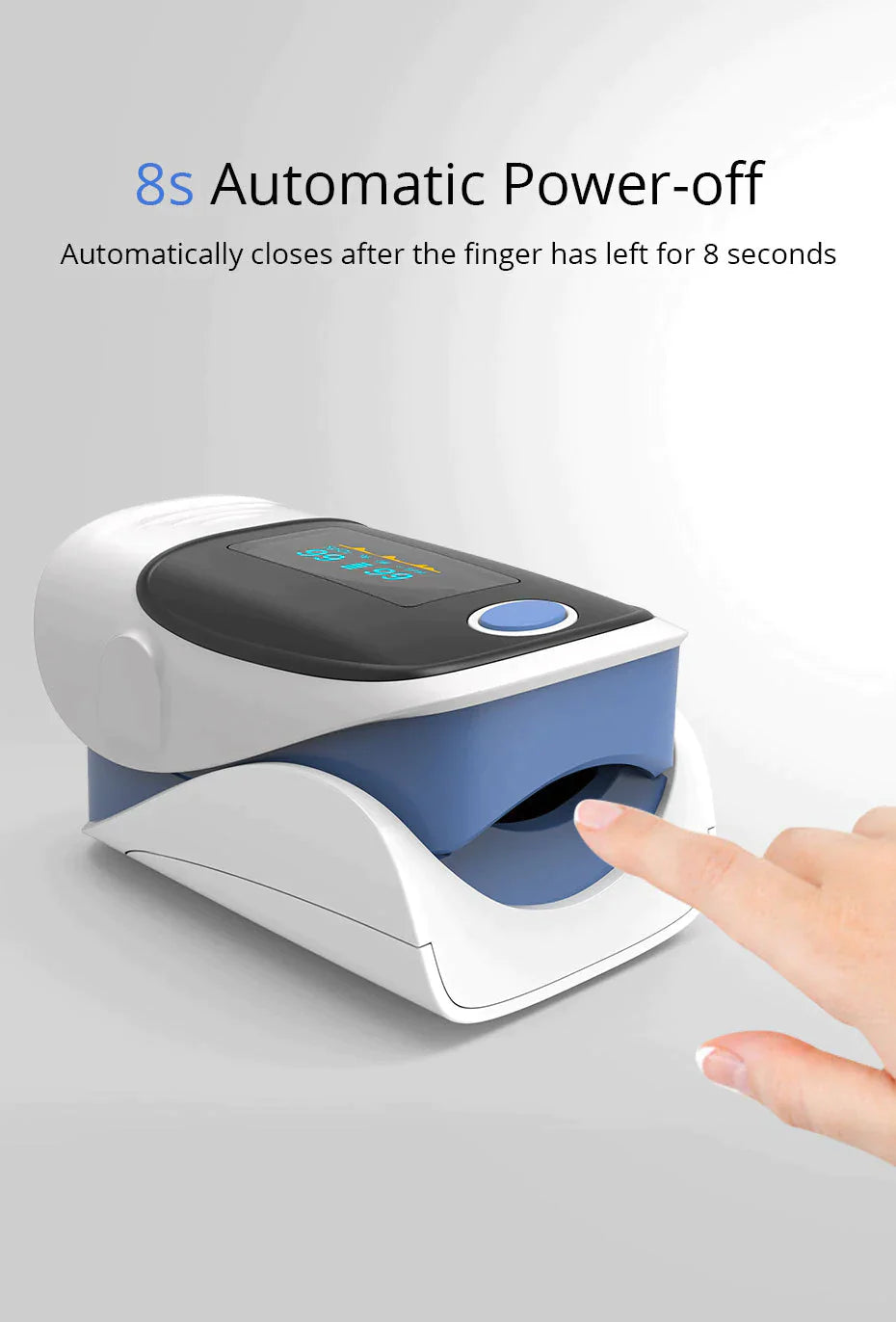 Portable Finger Pulse Oximeter Blood Oxygen Oximeter