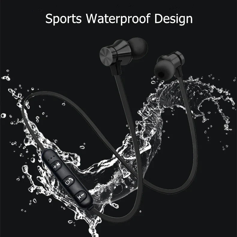 Magnetic Wireless Bluetooth In-Ear Earphones Earbuds Headphone