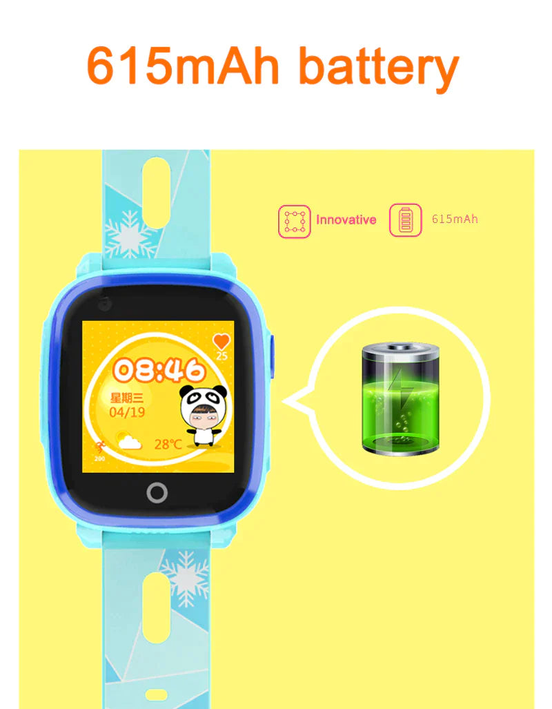 4G Kids Watch GPS SOS Tracking Kids Smart Activity Tracker Waterproof