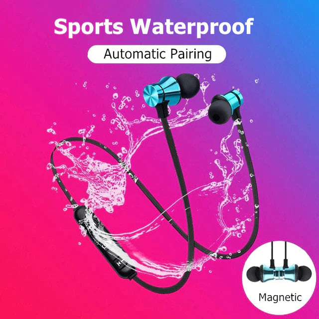 Magnetic Wireless Bluetooth In-Ear Earphones Earbuds Headphone