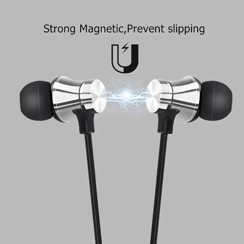 Magnetic Wireless Bluetooth In-Ear Earphones Earbuds Headphone
