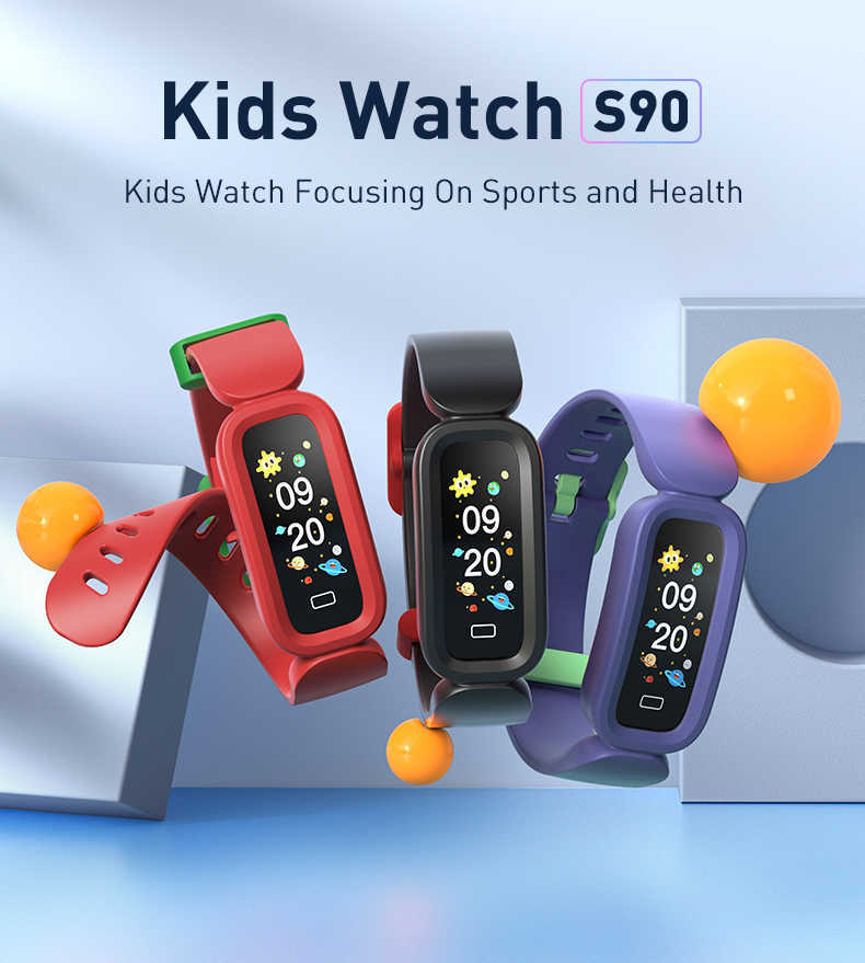 Kids Waterproof Bluetooth Smart Watch Fitness Activity Tracker Pedometer With Heart Rate Blood Pressure Monitor Smartwatch For Apple iPhone Samsung Android iOS