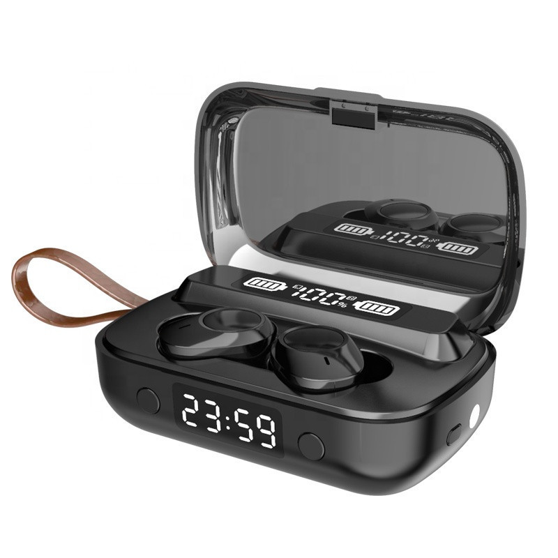 LED Stereo Touch Control Bluetooth Wireless Waterproof Earphones Earbuds Headphones With Power bank 9D & Surround Sound