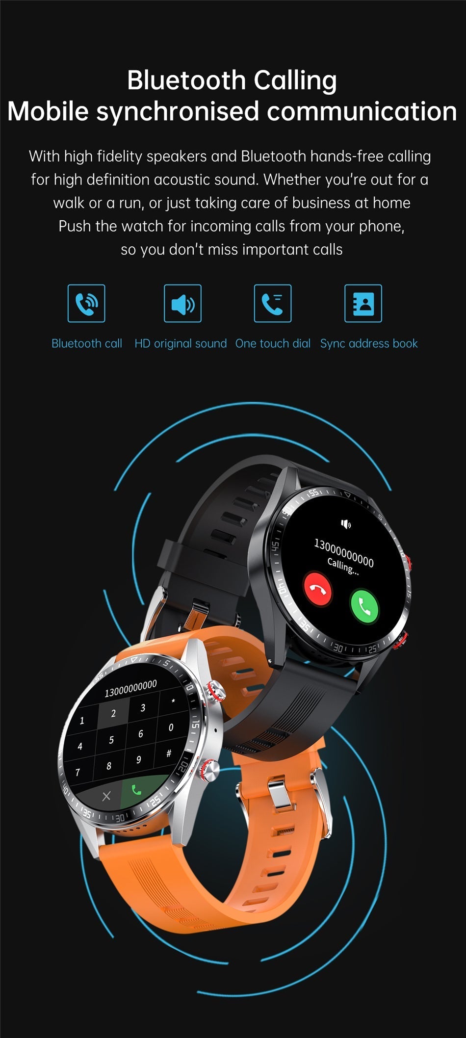 Waterproof Bluetooth Smart Watch Fitness Activity Tracker Pedometer For Men & Women With Step Count Heart Rate Blood Pressure & Sleep Monitor For All Smart Phones Cheap Smartwatch For Apple iPhone Samsung Android iOS