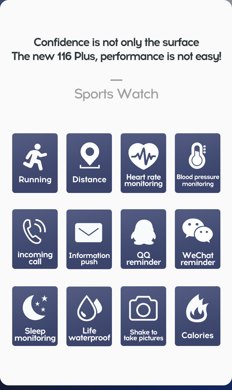 Fit Waterproof Bluetooth Smart Watch Fitness Activity Tracker Pedometer For Men & Women With Haert Rate Monitor For All Smart Phones Cheap Smartwatch For Apple iPhone Samsung Android iOS