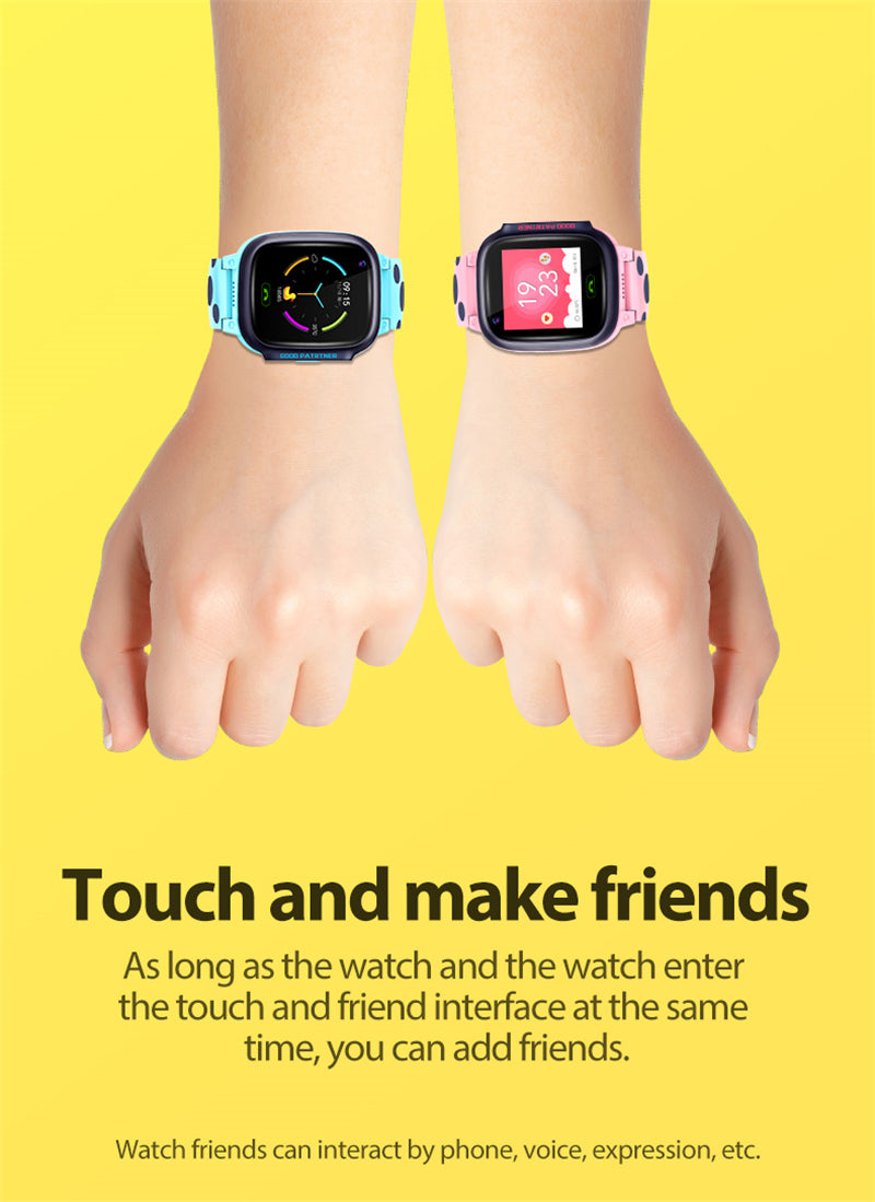 4G Kids Waterproof GPS SOS Tracking Kids Smart Watch Activity Tracker With Video Calling & Touch Screen
